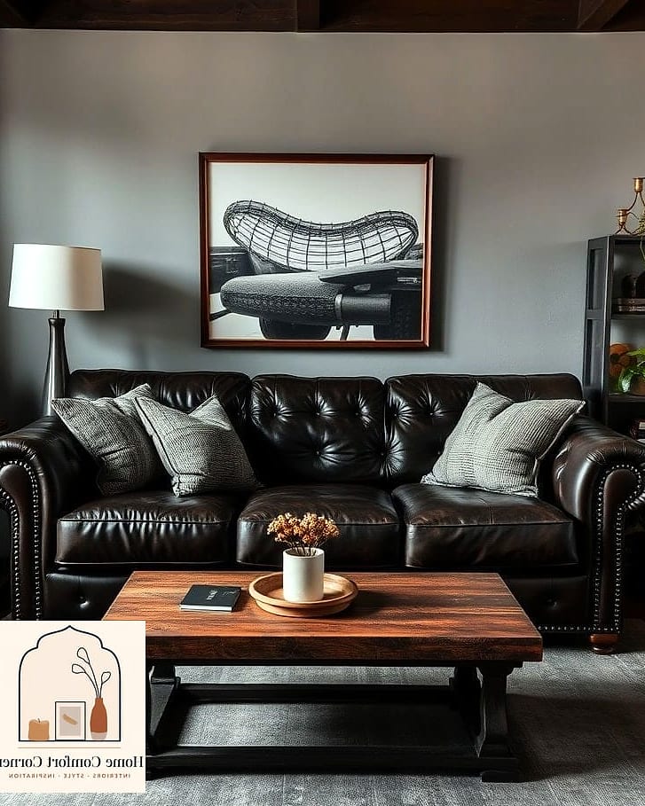 Distressed Leather Furniture