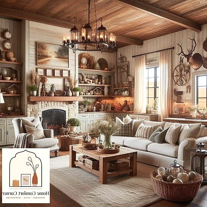 22 Country Farmhouse Decor Ideas to Upgrade Your Home This Weekend 6 Distressed Wood Furniture
