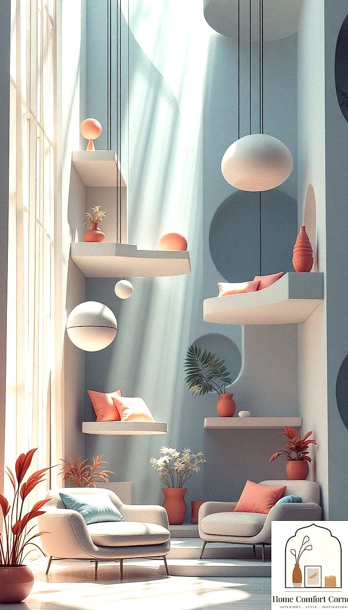 DIY Floating Nightstands