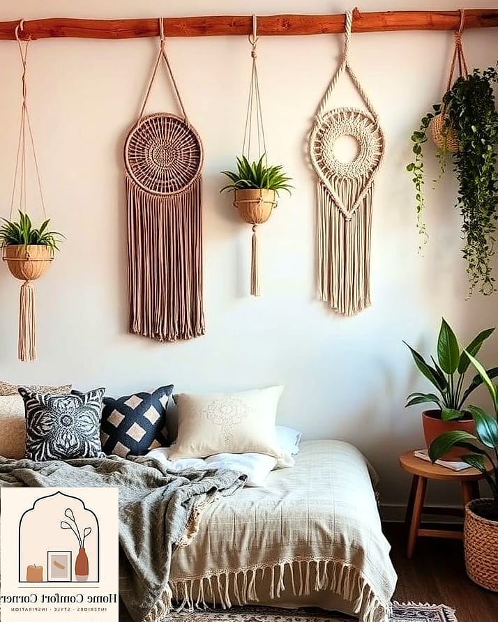 25 Cute Room Decor Ideas Diy Ideas That Work in Any Size Home 6 DIY Macrame Wall Hanging