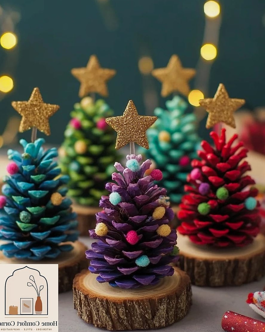DIY Pinecone Garland