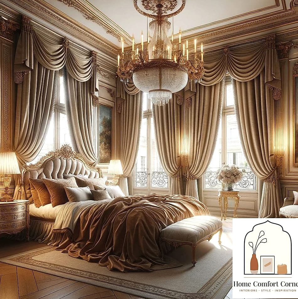 Draped Curtain Panels