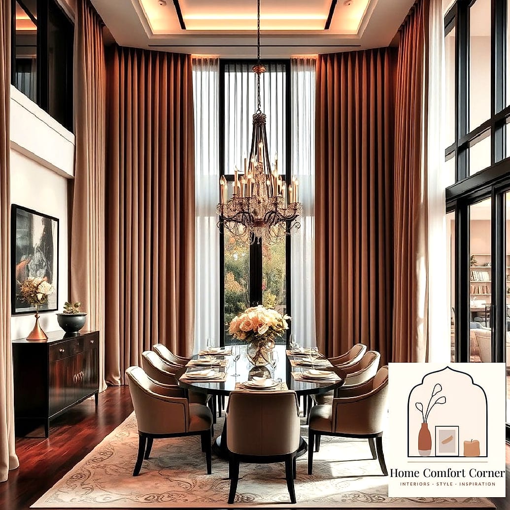 Drapery Instead of Blinds
