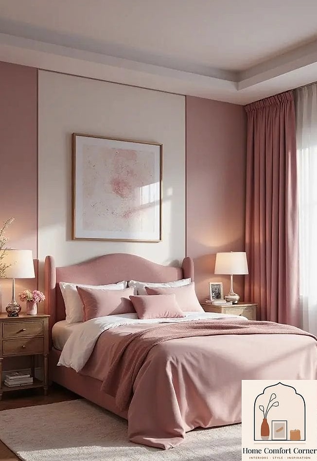 Dusty Rose Bedroom Walls