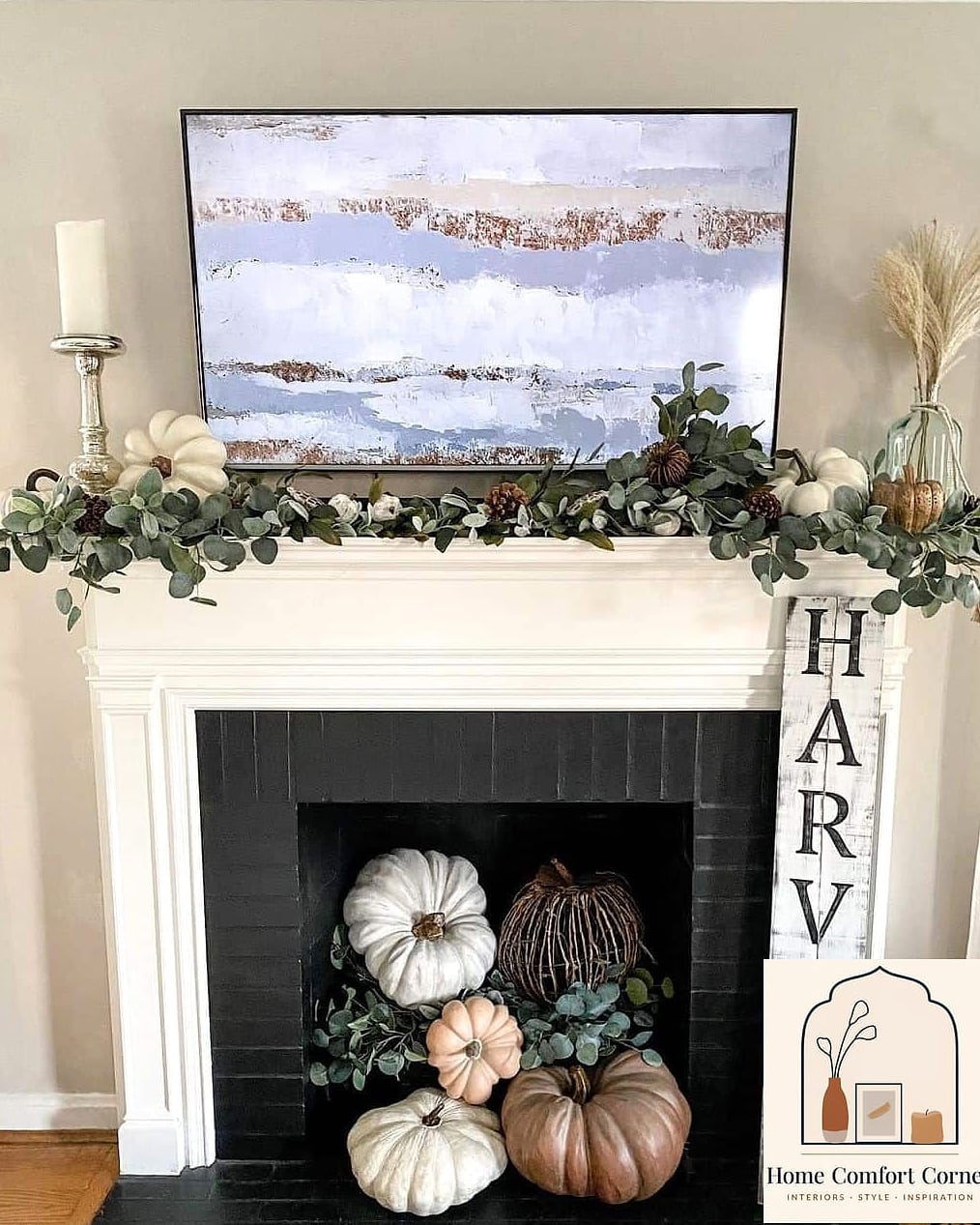 Empty Fireplace to Styled Non-Working Feature