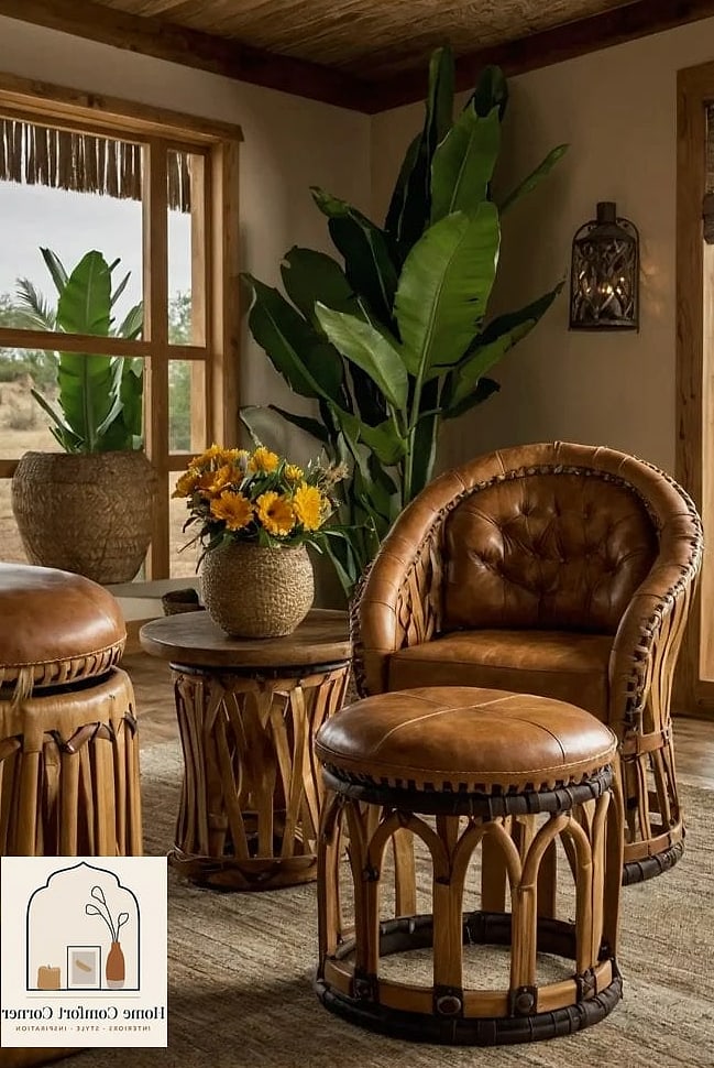 Equipale Leather Chairs as Statement Seating