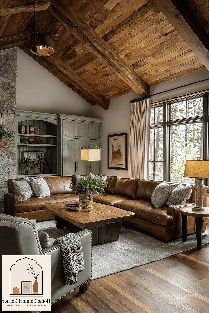 Exposed Wood Beam Ceilings