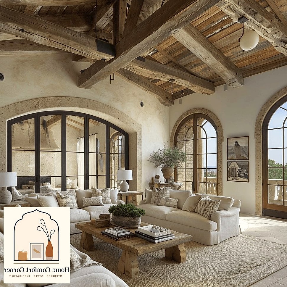 Exposed Wood Ceiling Beams