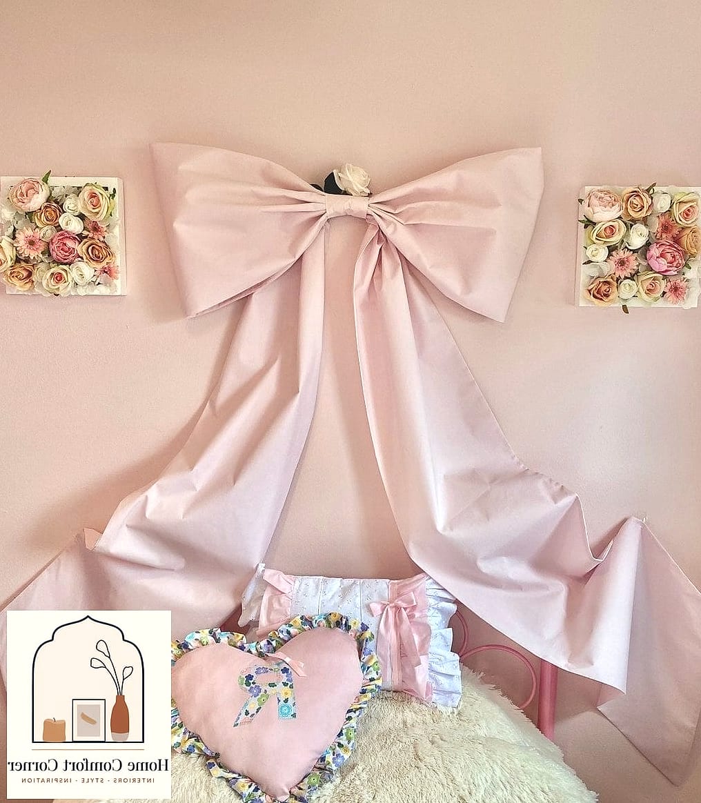 Fabric Bow Wall Hangings