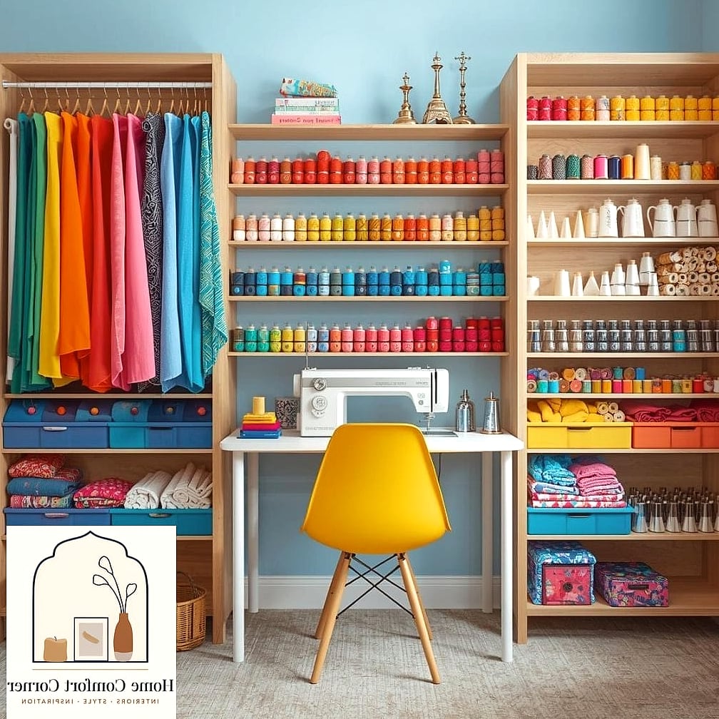 A Fabric Storage System With Clear Bins
