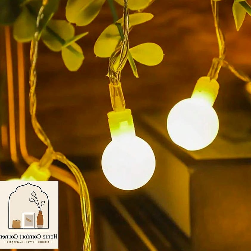 Fairy-Light Curtains for Window Treatments