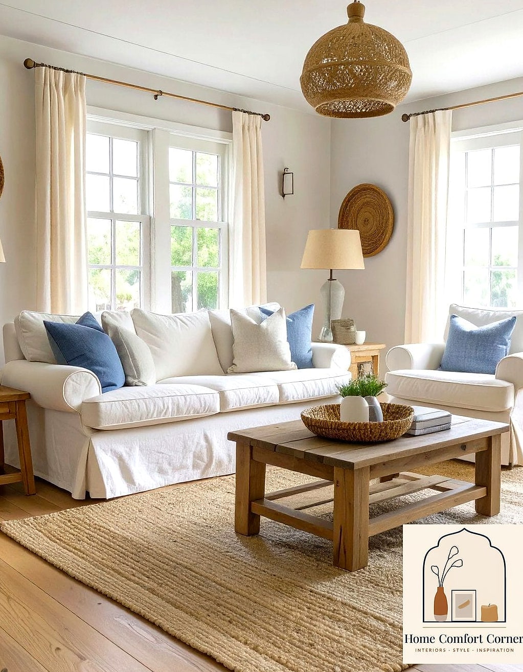 Family-Friendly Slipcovered Furniture