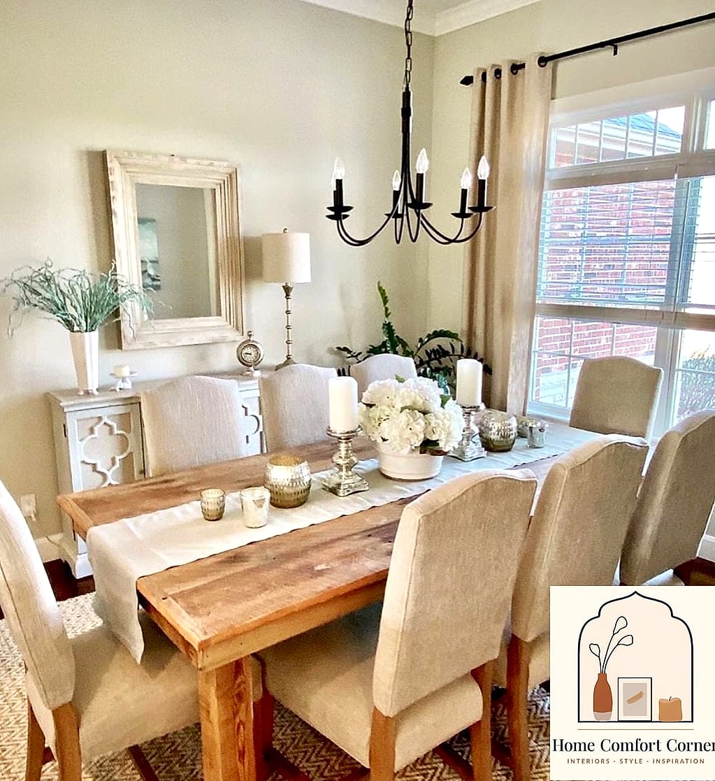 16 Room Decor Simple Inspiration Boards You'll Want to Copy 7 Farmhouse Dining Room