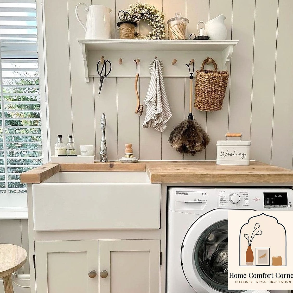 A Farmhouse Sink for Hand-Washing