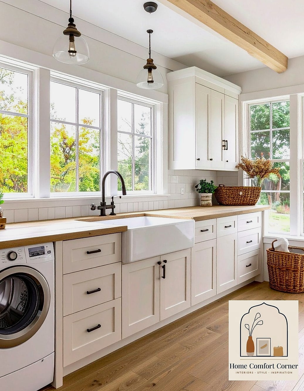 A Farmhouse Sink for Function and Charm