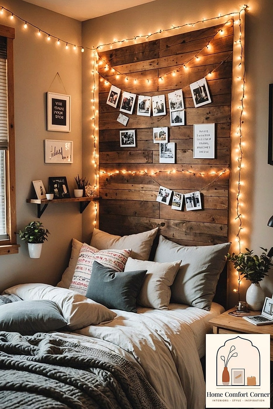 Faux Headboard with Fabric or Wood