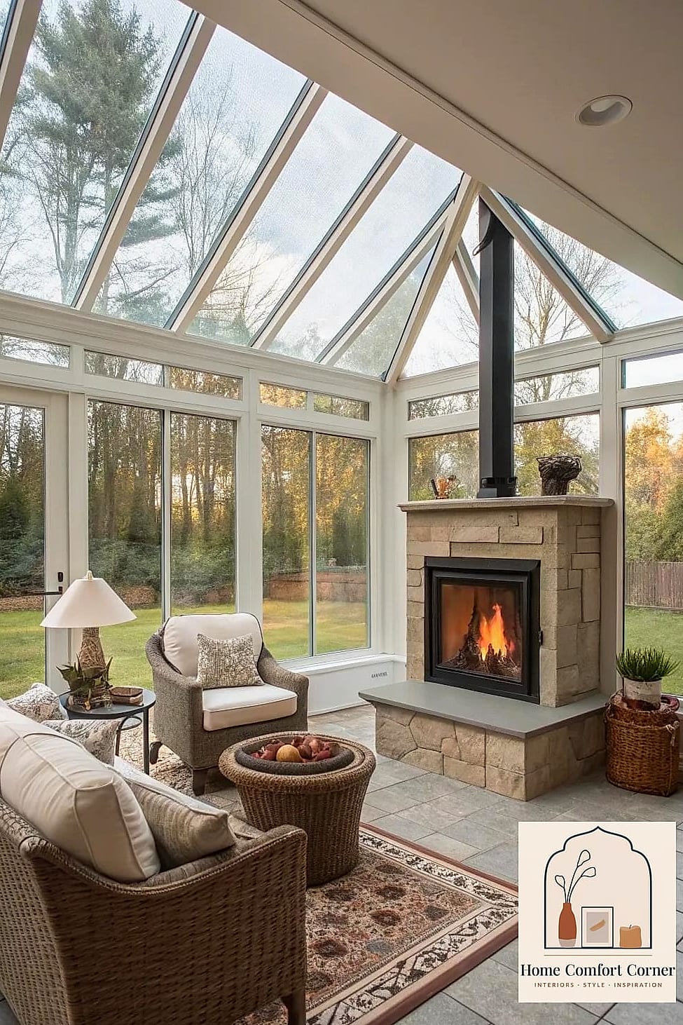 A Fireplace for Cooler Months