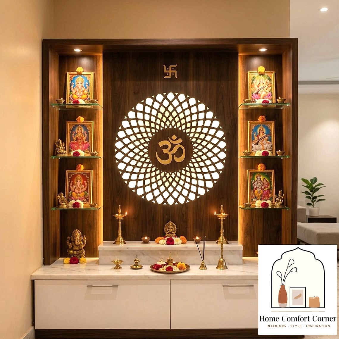 Floating Shelf Altar