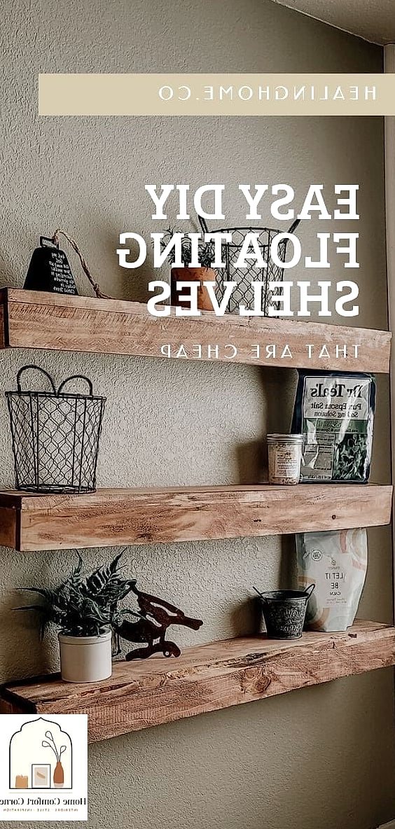 Floating Shelves in the Kitchen