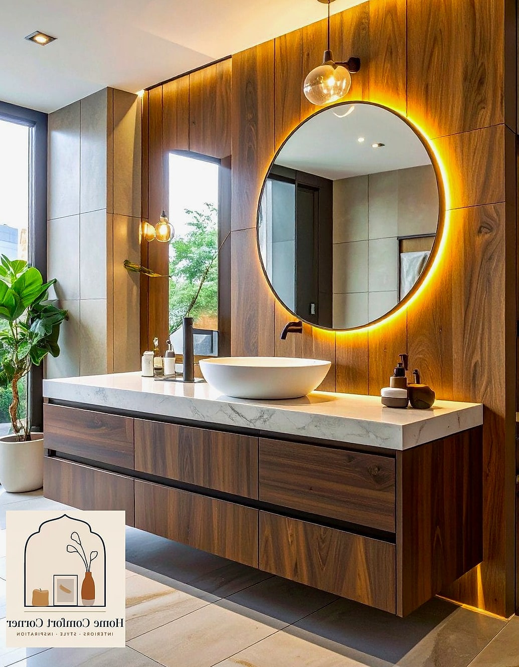 Floating Vanity in the Bathroom