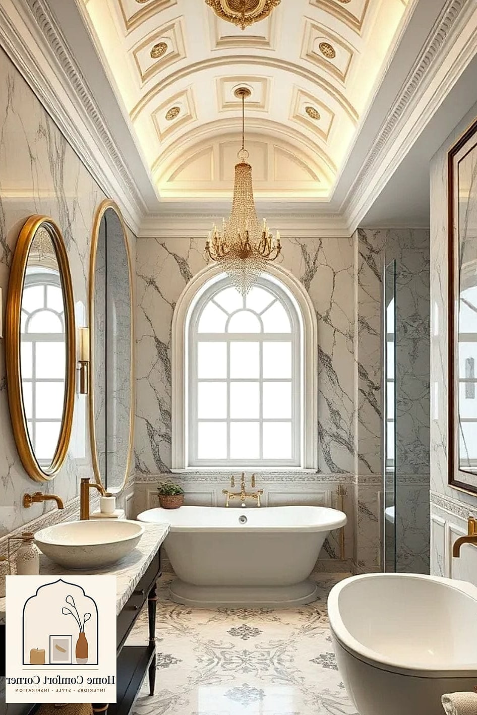Floor-to-Ceiling Zellige Tile