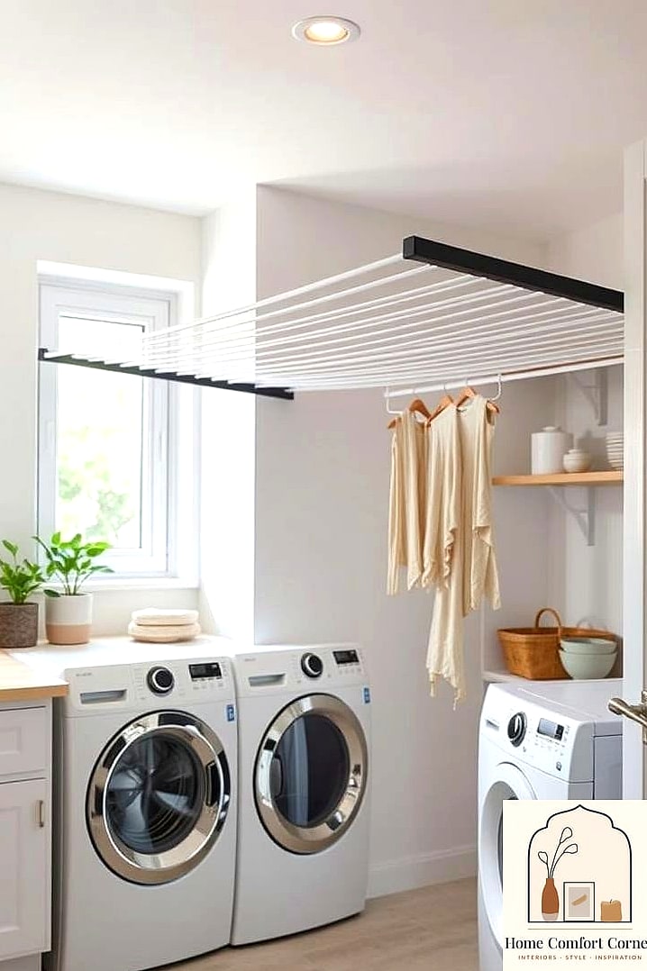 18 Diy Laundry Room Ideas Designs That Maximize Style and Function 15 A Fold-Down Ironing Station