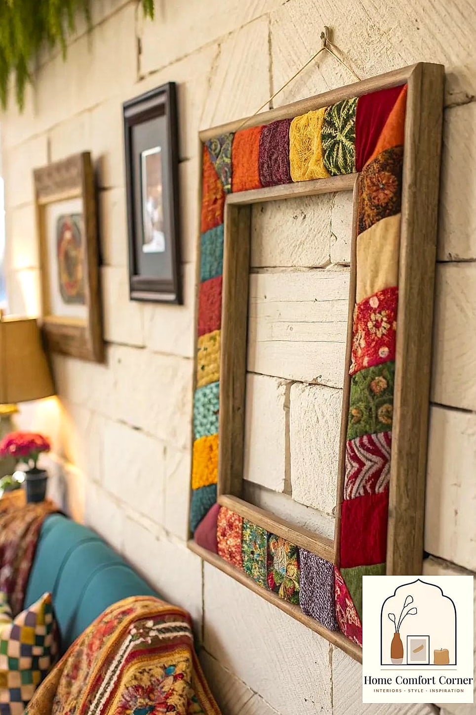 Framed Fabric Wall Art