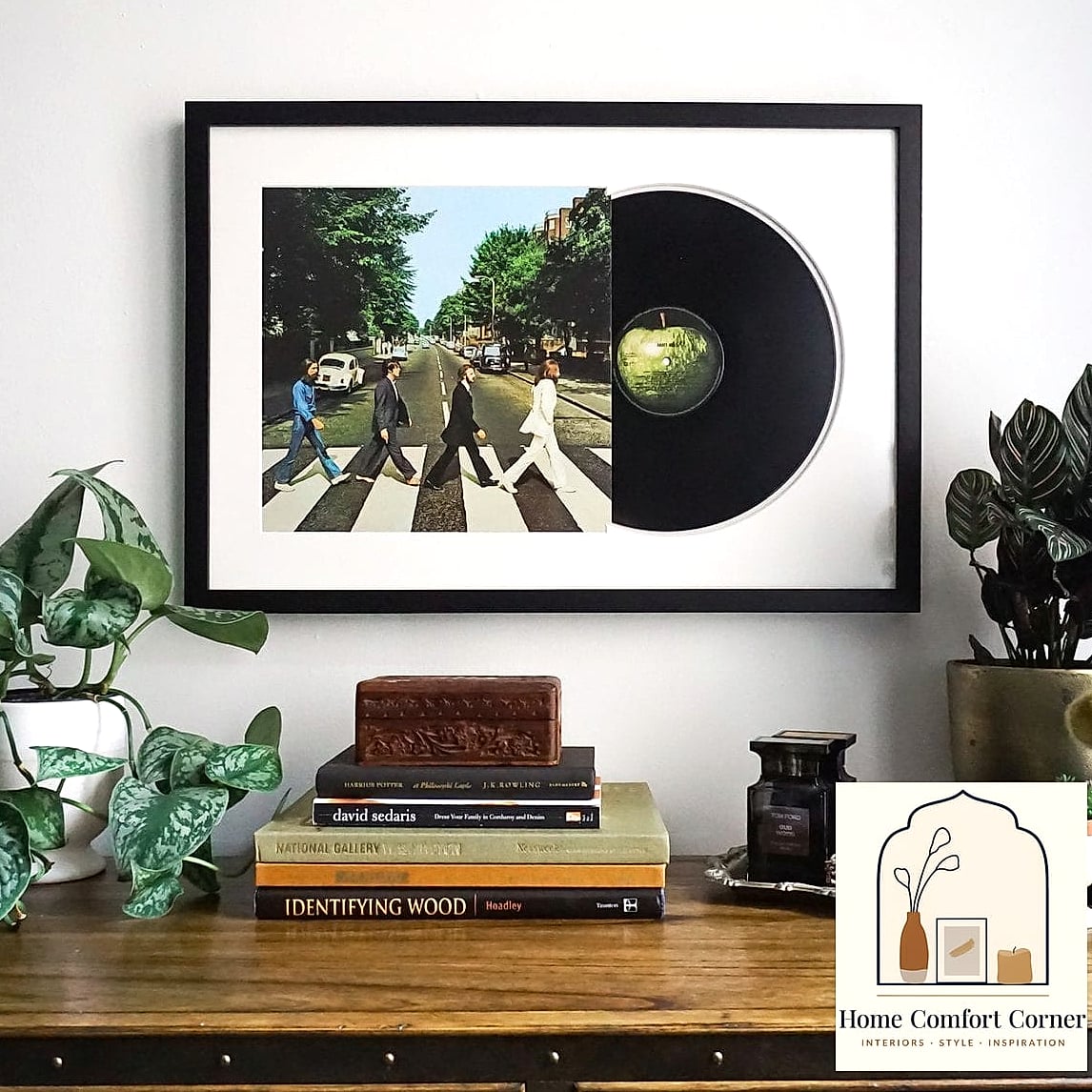 21 Stunning Mens Room Decor Ideas for Every Budget 17 Framed Vinyl Record Display