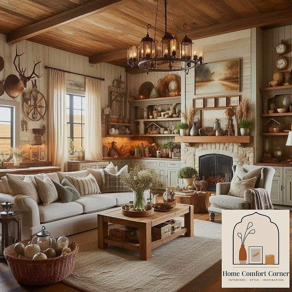 22 Country Farmhouse Decor Ideas to Upgrade Your Home This Weekend 21 Fresh and Dried Florals
