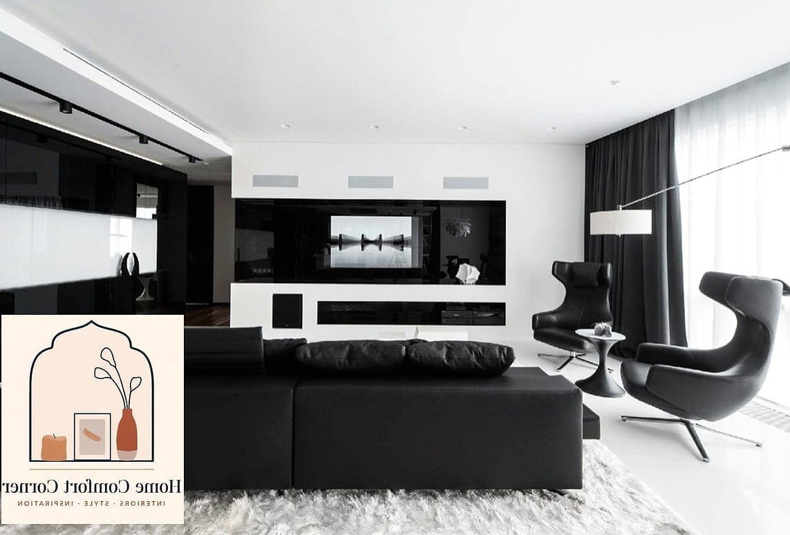 23 Black And White Room Decor Looks We're Obsessed With This Year 25 A Fully Monochrome Accent Chair