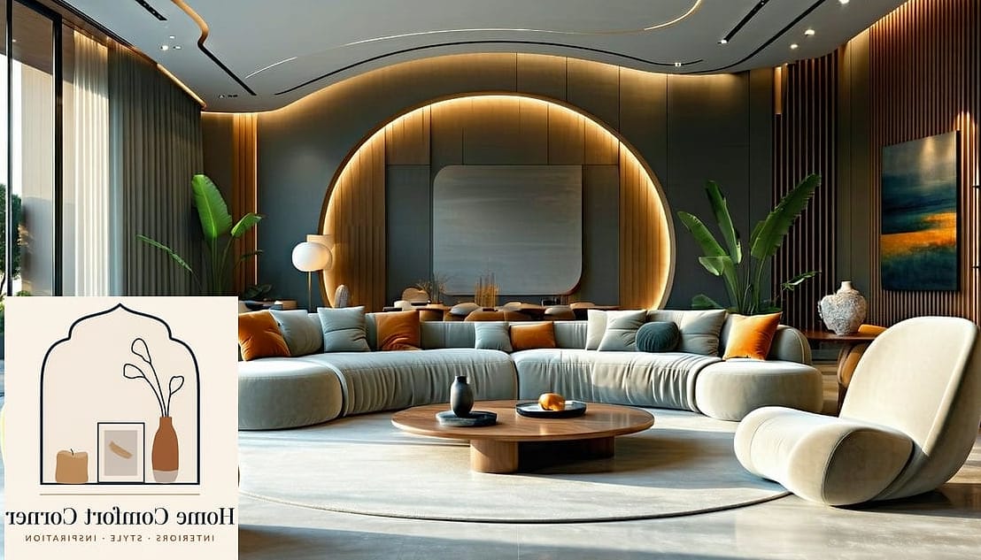 Furniture With Curved, Organic Lines