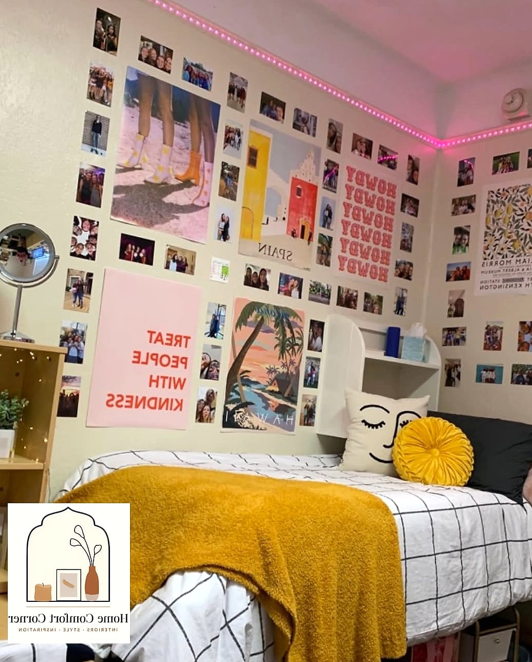 A Gallery Wall of Mixed Photos and Prints