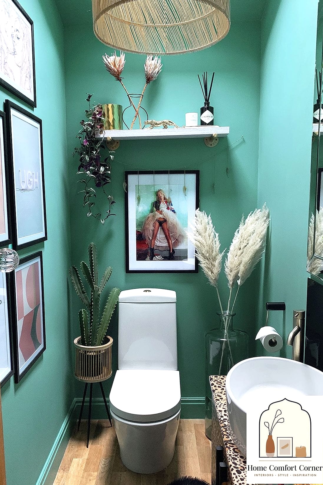 Gallery Wall of Small Framed Art