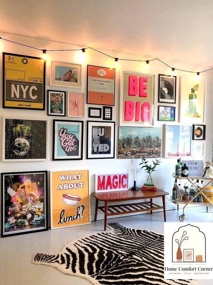 Gallery Wall Above the Work Table