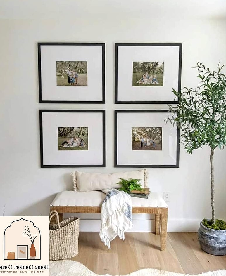 18 Farmhouse Decor Inspiration Boards You'll Want to Copy 10 Gallery Wall with Vintage Frames