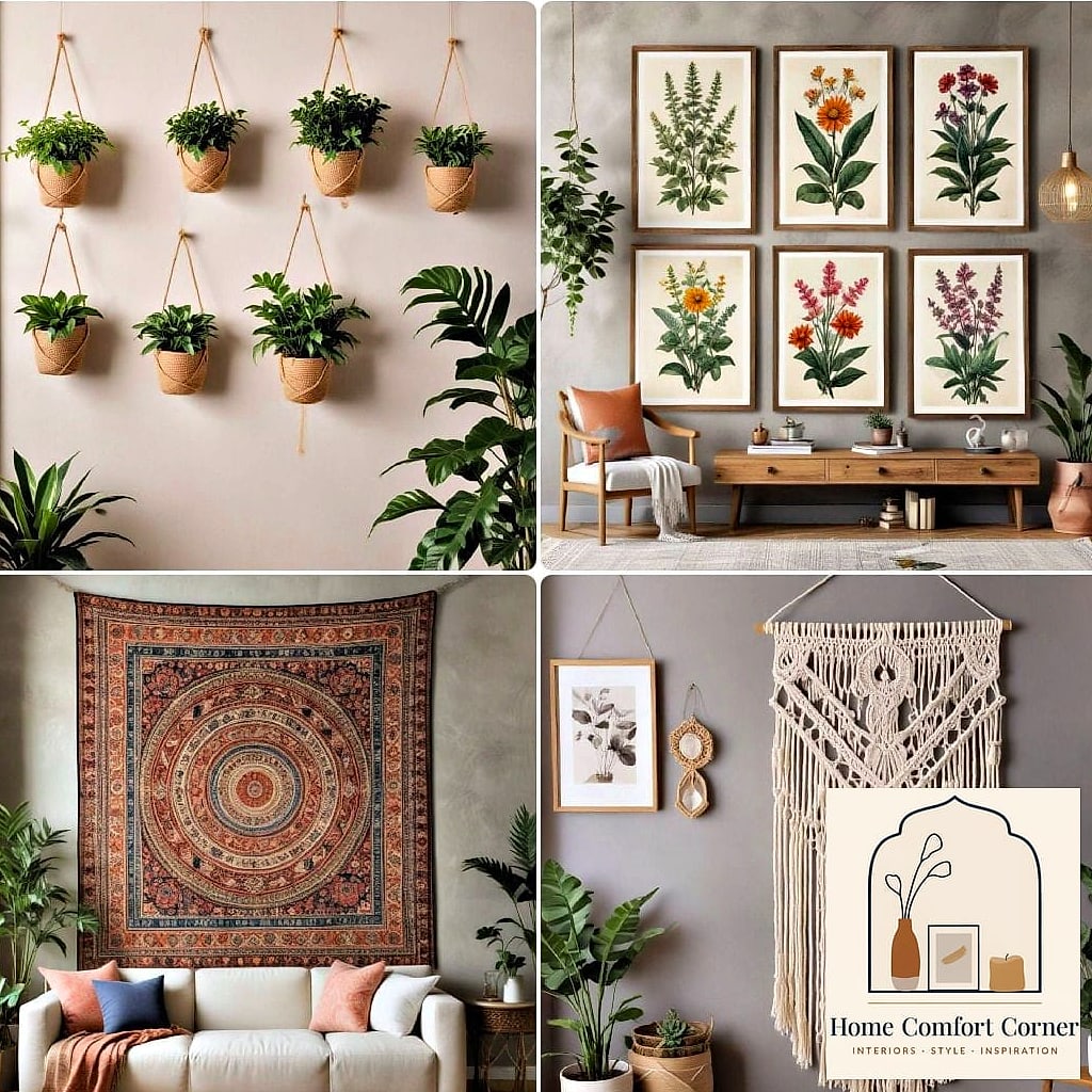 9 Boho Home Decor Concepts That Are Actually Achievable on a Budget 5 A Gallery Wall of Mismatched Frames