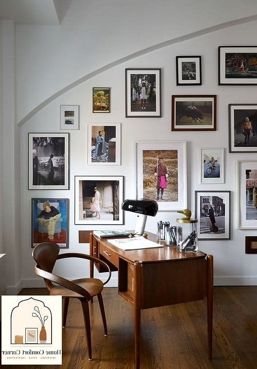 Gallery Wall Above the Desk
