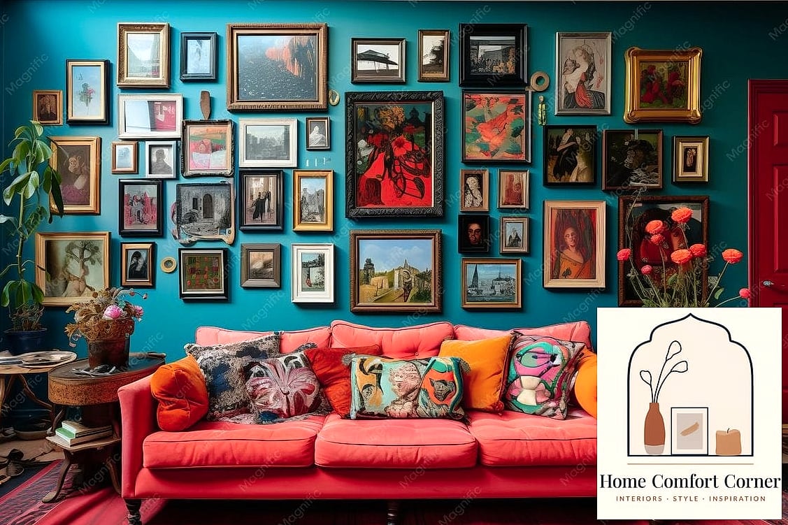 Gallery Wall That Covers an Entire Wall