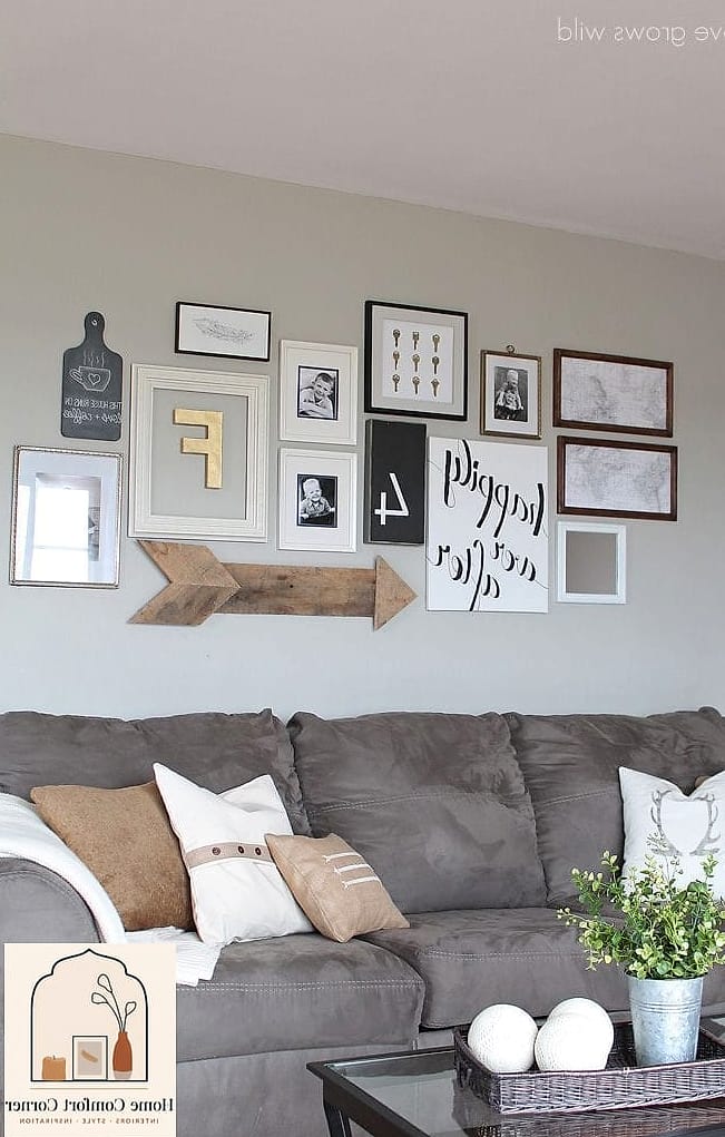 Gallery Walls with Mixed Frame Styles