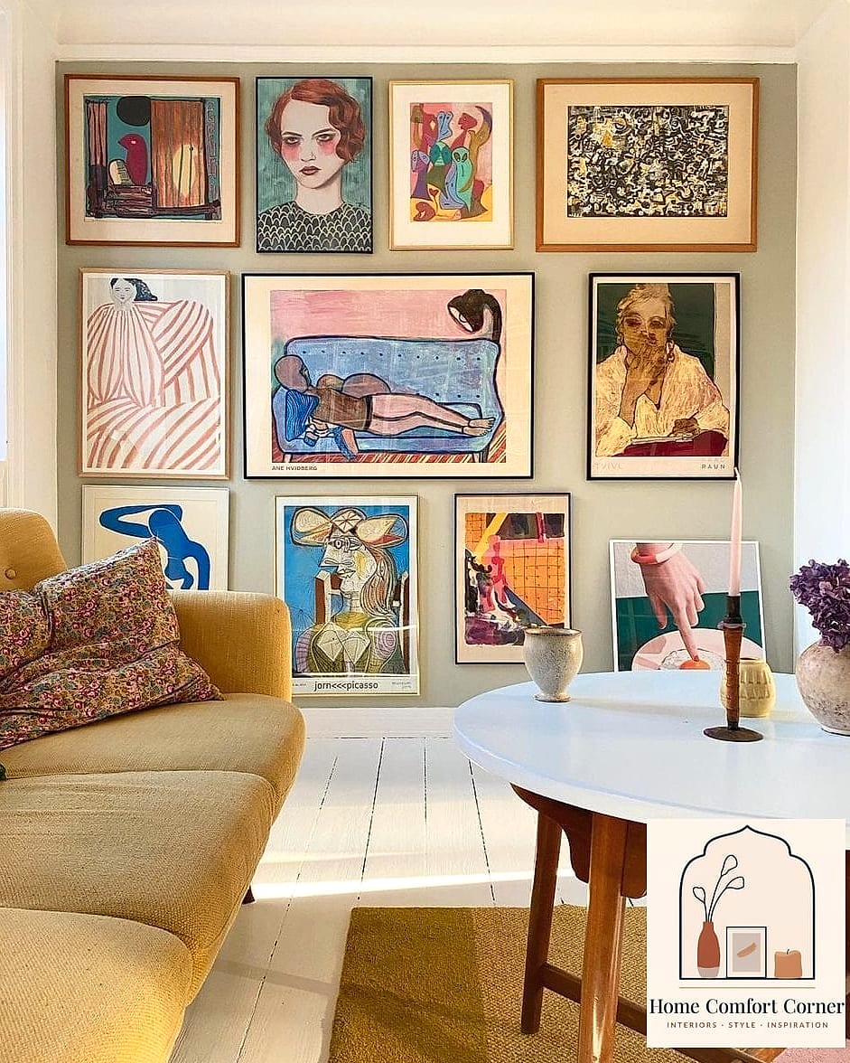 Gallery Walls With Mixed Frames