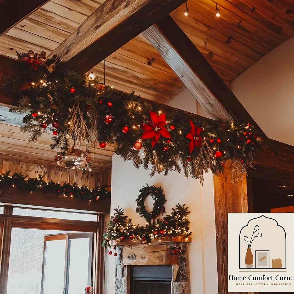 22 Stunning Christmas Room Decor Ideas Ideas for Every Budget 4 Garland Draped Along the Staircase