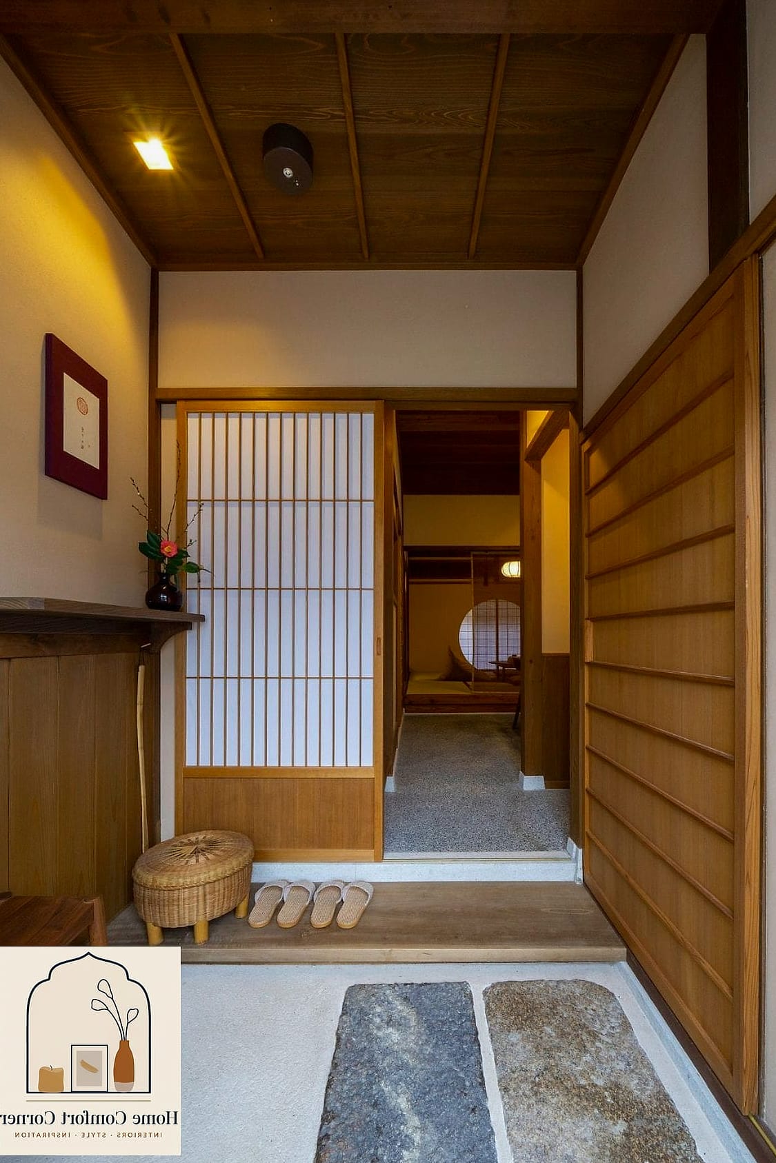 Genkan-Style Entryways With Sunken Steps