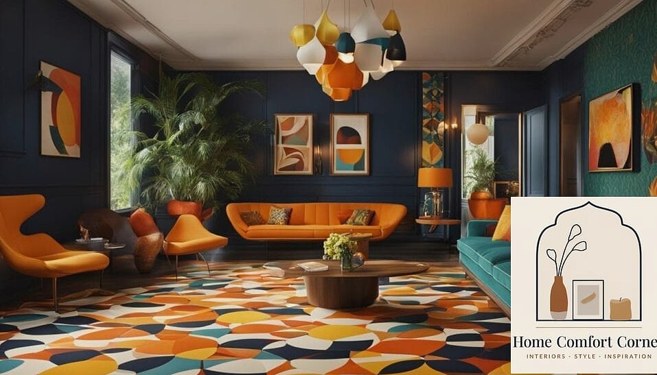 Geometric Floor Tile in Kitchens