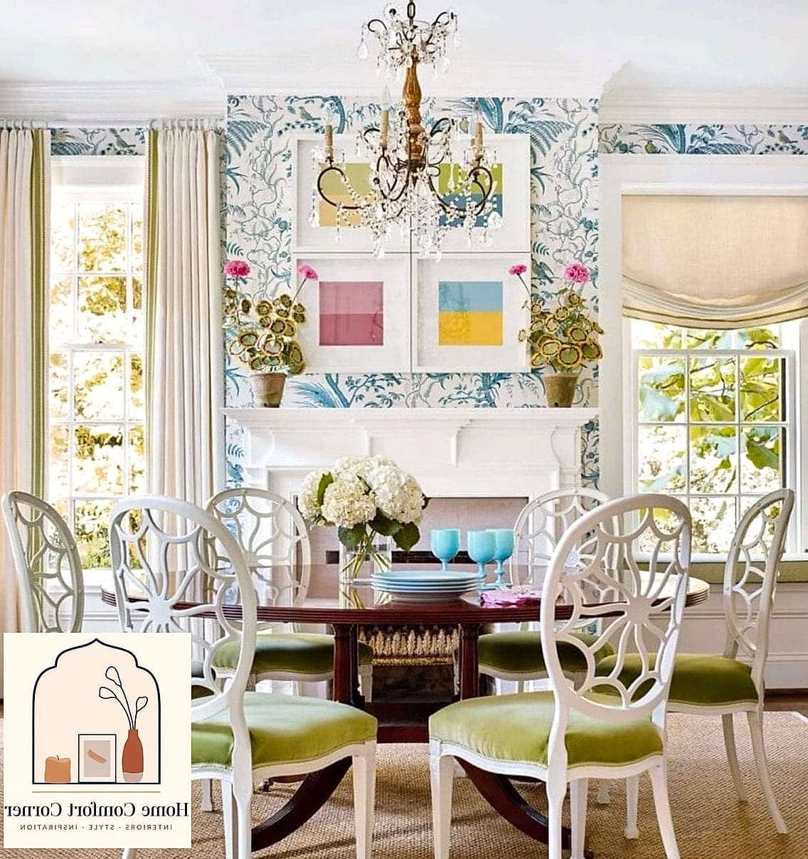 Grandmillennial Dining Rooms
