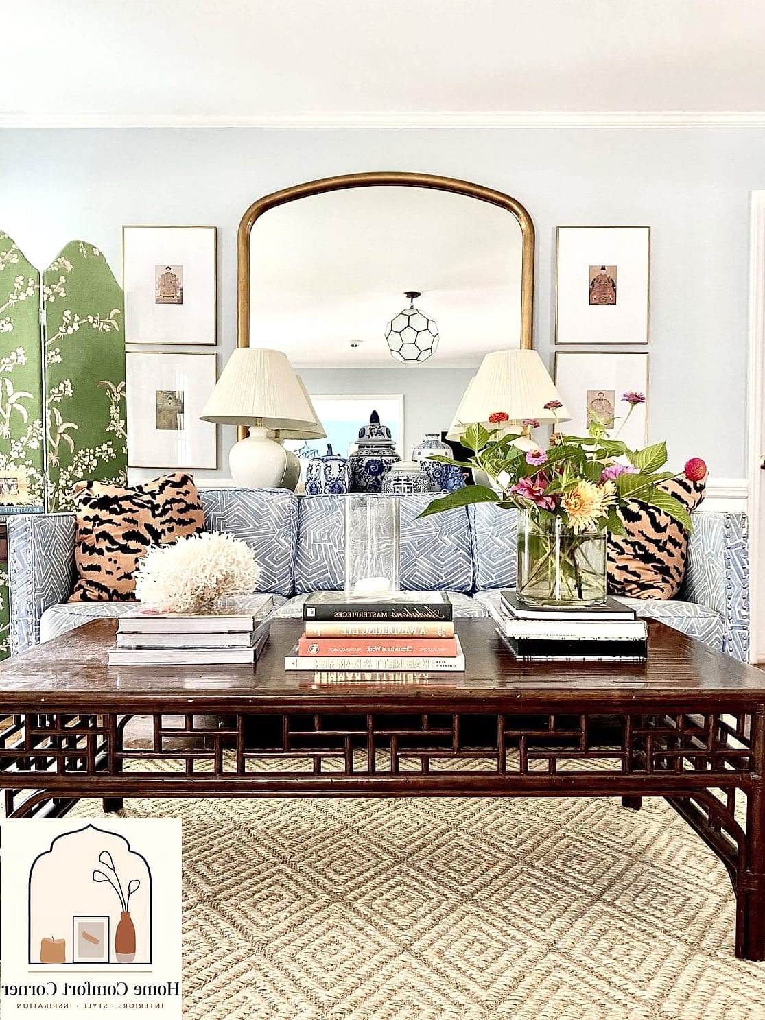 Grandmillennial Living Room