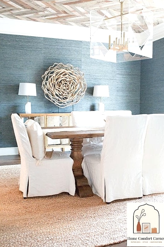 Grasscloth Wallpaper Accents