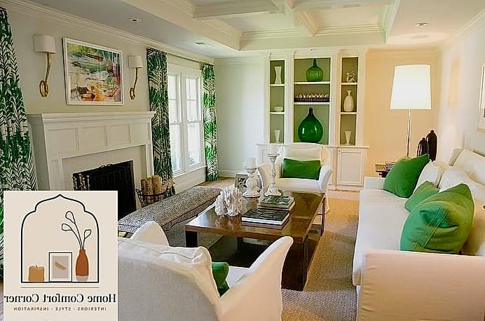 Green Accents Through Houseplants