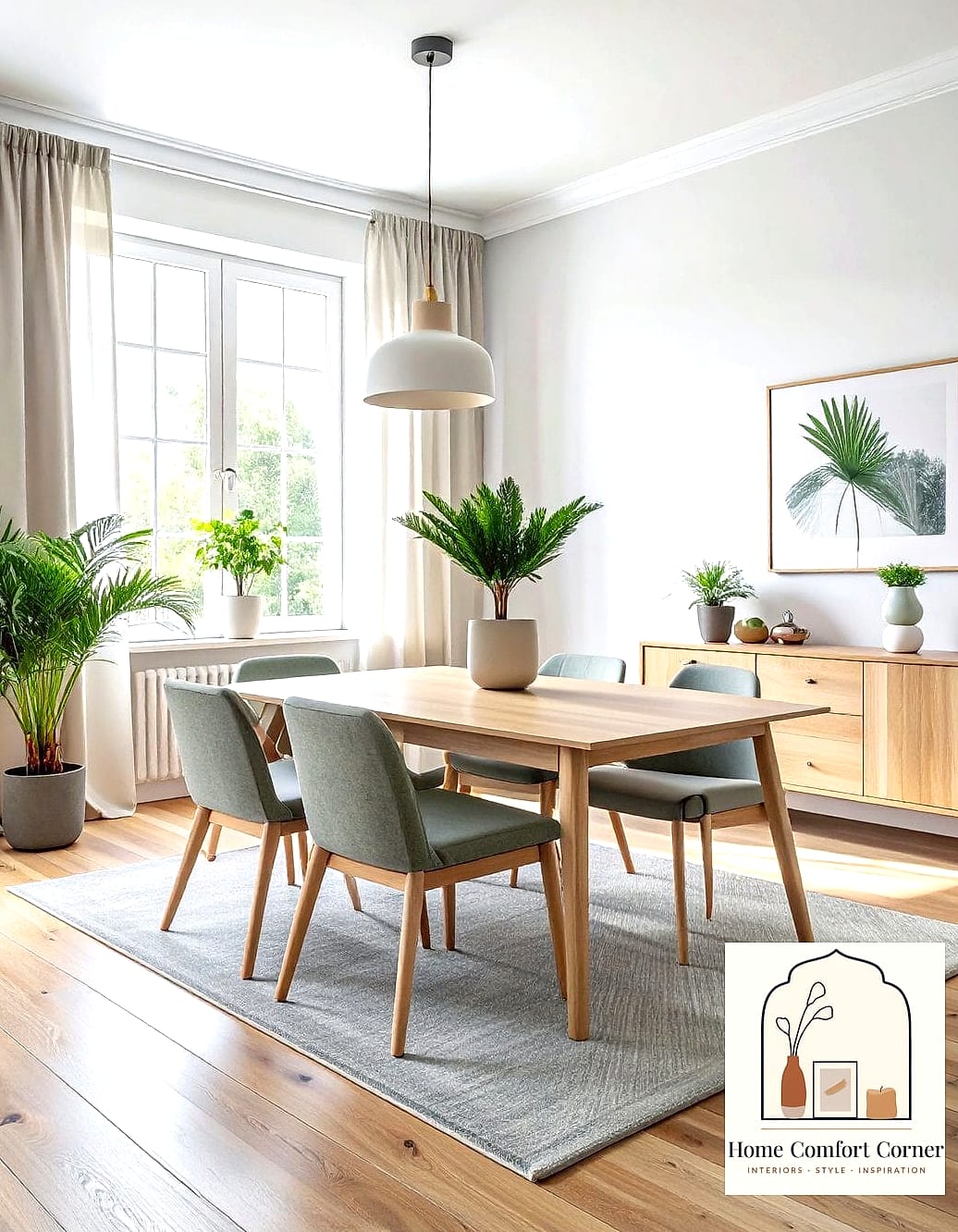Greenery to Soften Hard Edges