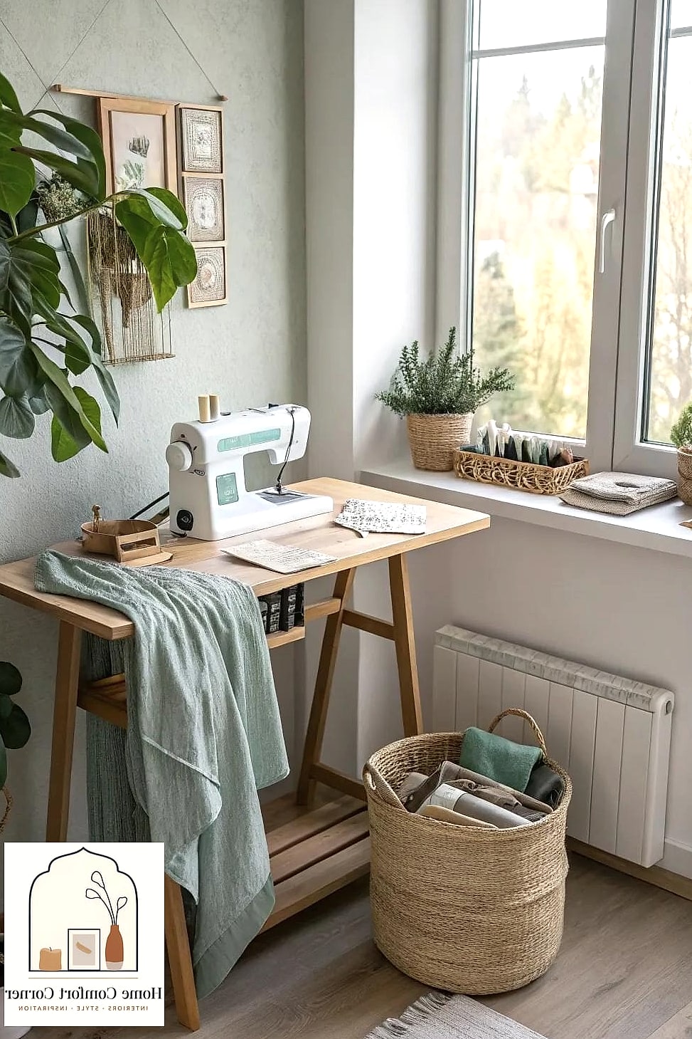 Greenery to Soften a Utilitarian Space