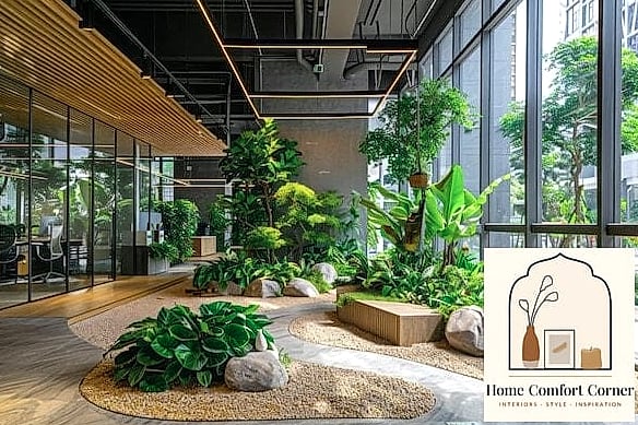 Greenery to Soften a Small Space